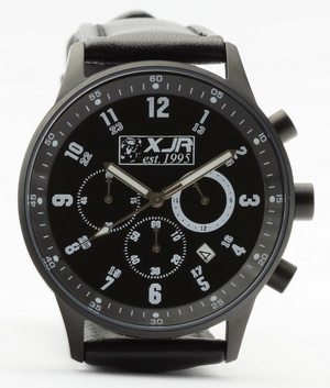 "XJR est. 1995" Chronograph mattschwarz